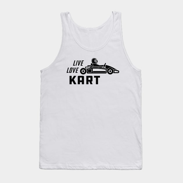 Kart - Live love Kart Tank Top by KC Happy Shop